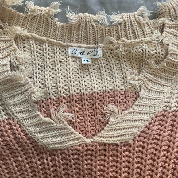 Off the Rails distressed sweater - Picture 2 of 3